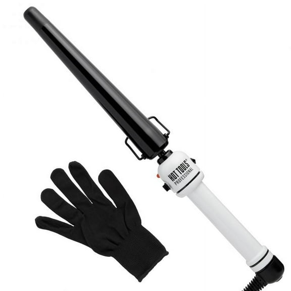 Hot Tools Nano Ceramic Collection Extra Long Tapered Iron XL - 3/4" - 1 1/4"