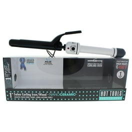 Hot tools black and white nano ceramic tapered iron online