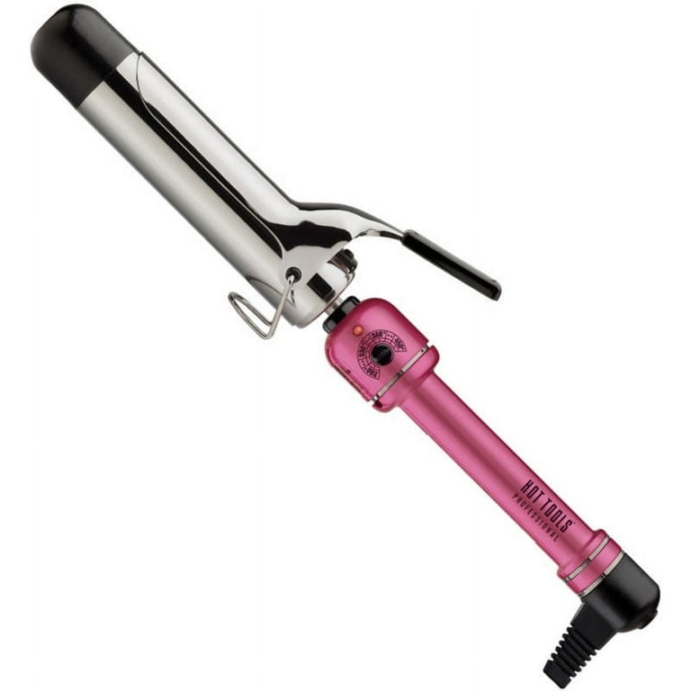 Hot Tools Pink Titanium 1 1 4 Inch Salon Curling Iron Model No. HPK45 Walmart