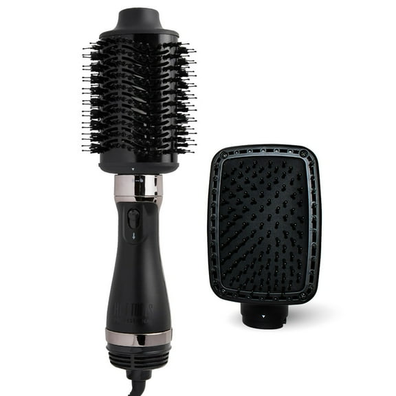 Hot Tools Pro Artist Black Gold Detachable One Step Volumizer and Hair Dryer | Pro Drying & Styling (Large) Bundled with HT1094 Paddle