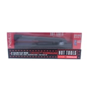 Ceramic Titanium Tourmaline Flat Iron - Model # 1188 -Black/Purple by Hot Tools for Unisex - 1 Inch Flat Iron