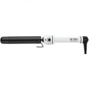 Hot Tools Nano Ceramic Flipperless Curling Wand - Model # HTBW1861 - Black/White 1.25 Inch Curling Iron