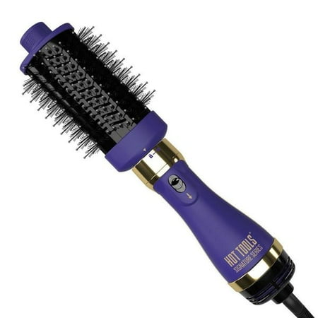 Hot Tools Pro Signature One-Step Charcoal Hair Dryer Volumizer, Purple