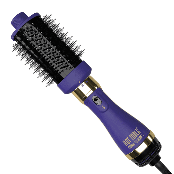 Hot Tools Pro Signature One-Step Charcoal Hair Dryer Volumizer, Purple