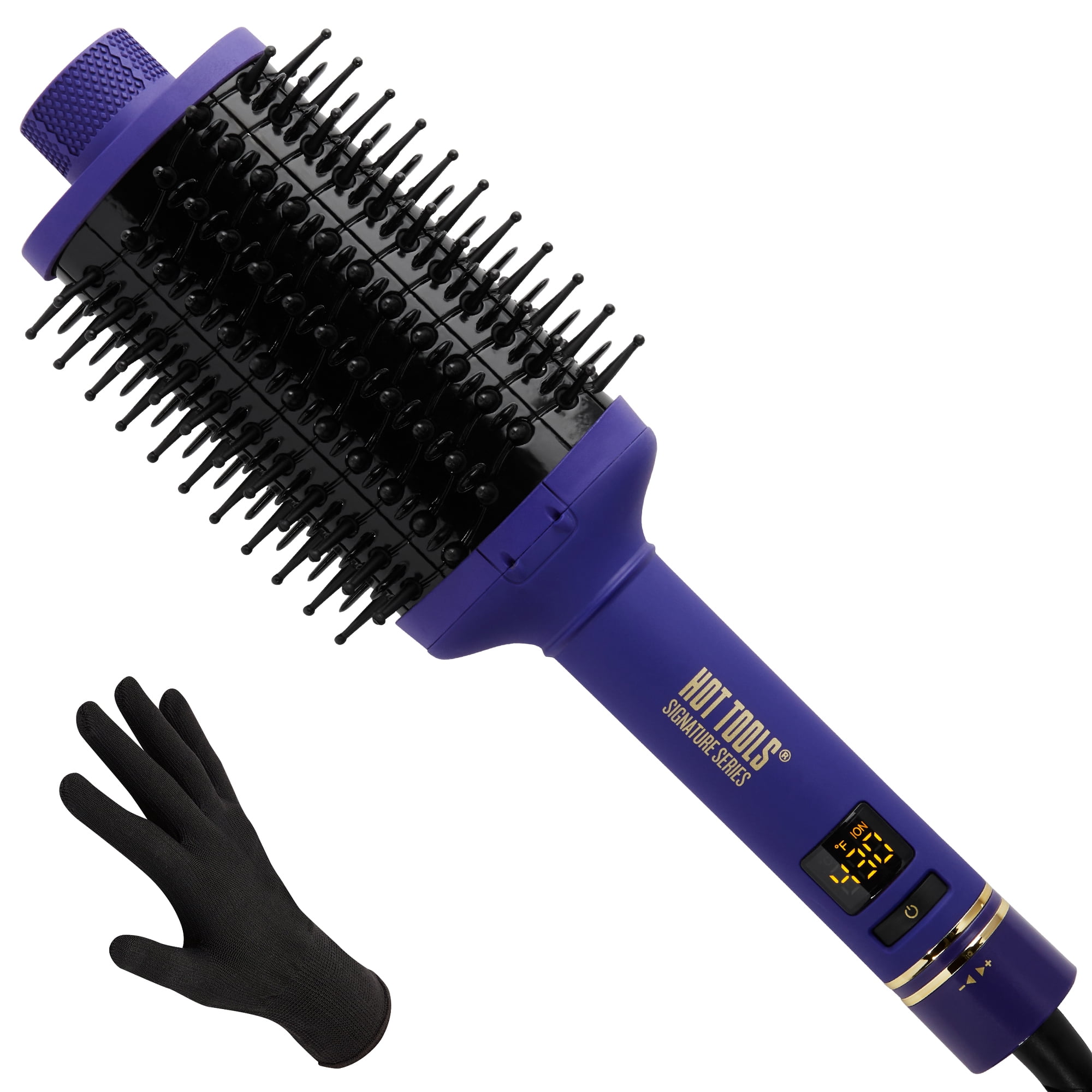 Conair Pro Ceramic Tools Porcelain Series 1.25 Inch 1000W Soft-Bristle Hot  Air Brush to Style & Dry Hair