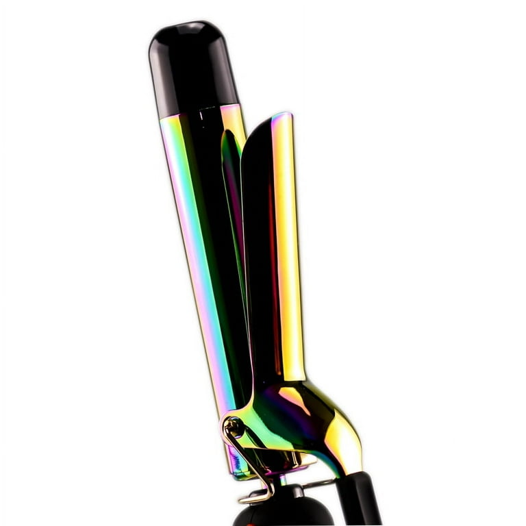 Hot Tools Professional 1.25 Gold Plated Spring Curling Iron Rainbow