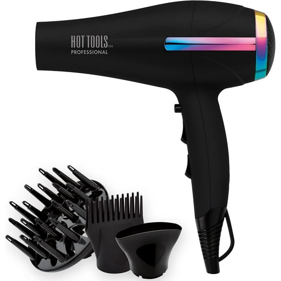 Hot Tools Professional 1875W Turbo Ceramic Rainbow Hair Dryer, 1 Ct