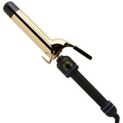 Hot Tools Signature Series Gold Curling Iron/Wand, 1.25", Black/Gold