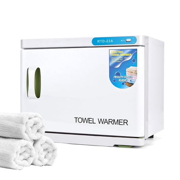 Hot Towel Cabinet, Hot Towel Warmer Cabinet with LED Temperature Display, Extra Large Capacity Heater for Spa, Massage, Salon, Home Use (White 23L)