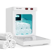 Hot Towel Cabinet, Hot Towel Warmer Cabinet with LED Temperature Display, Extra Large Capacity Heater for Spa, Massage, Salon, Home Use White 5L