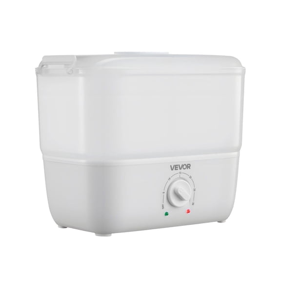 Hot Towel Warmer, 1.1 gal Small Towel Steamer with Clip & Indicator, Holds 12-15 Towels, Portable Facial Warmer Quickly Heats Up in 5 Minutes, for Spa, Barber, Manicures, Massage, Salon, White