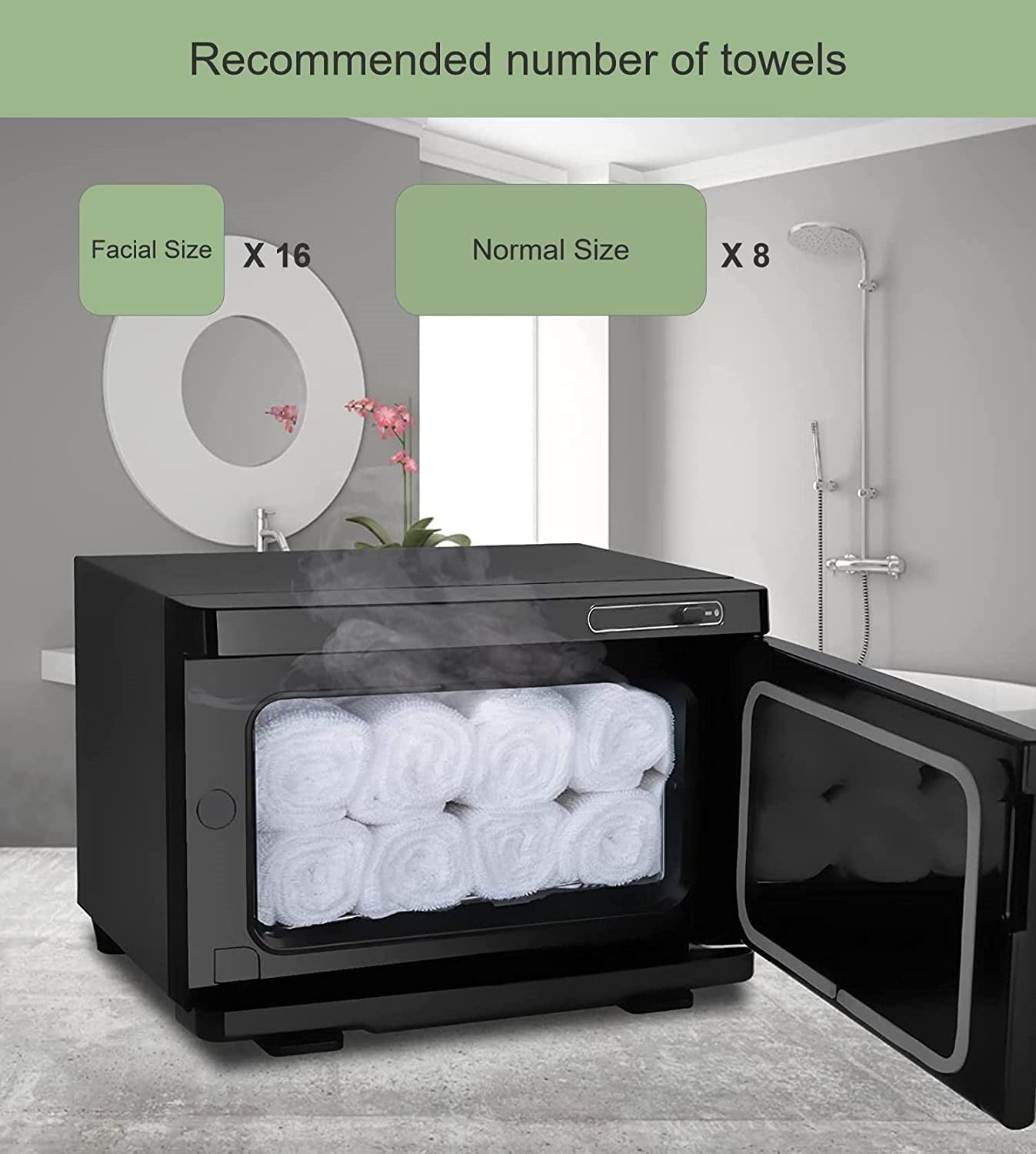 Hot Towel Warmer, Hot Towel 8L Capacity, Professional Towel Warmer for Facial