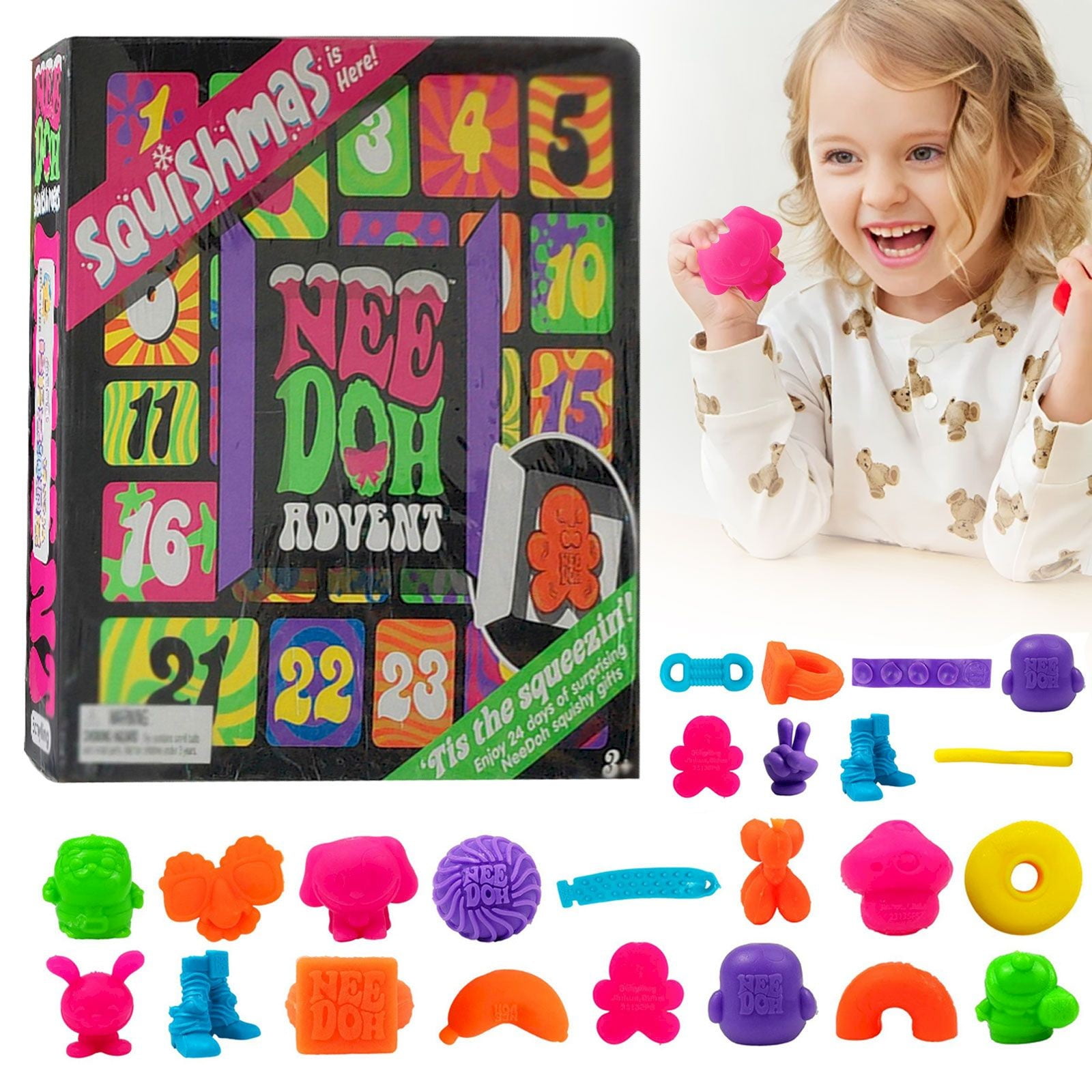 Hot Toy Deals! Advent Calendar 2024 Schylling Squishmas Advent Calendar
