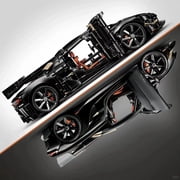 Hot Toys 2026 New 4104pcs High Tech Racing Car Koeni Spear Megacar Supercar Building Blocks Puzzle Model Ornament Birthday Gifts