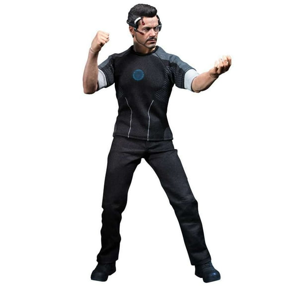 Hot Toys Iron Man 2 Tony Stark Sixth Scale Action Figure with Arc Reactor Accessories