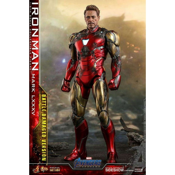 Hot Toys Marvel Avengers Endgame Iron Man Mark Battle Damaged Action Figure