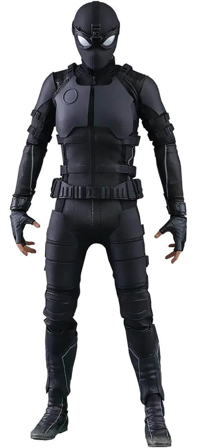 Spider-Man Far From Home 12 Inch Action Figure Movie Masterpiece 1/6 Scale - Spider-Man (Stealth Suit) Hot Toys 904857