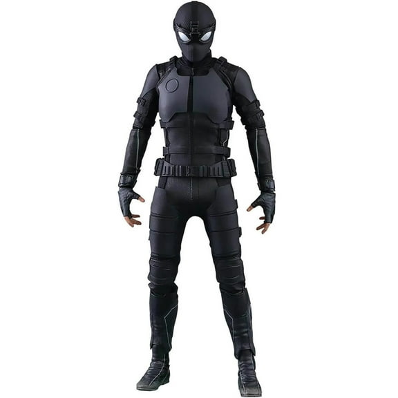 Spider-Man Far From Home 12 Inch Action Figure Movie Masterpiece 1/6 Scale - Spider-Man (Stealth Suit) Hot Toys 904857
