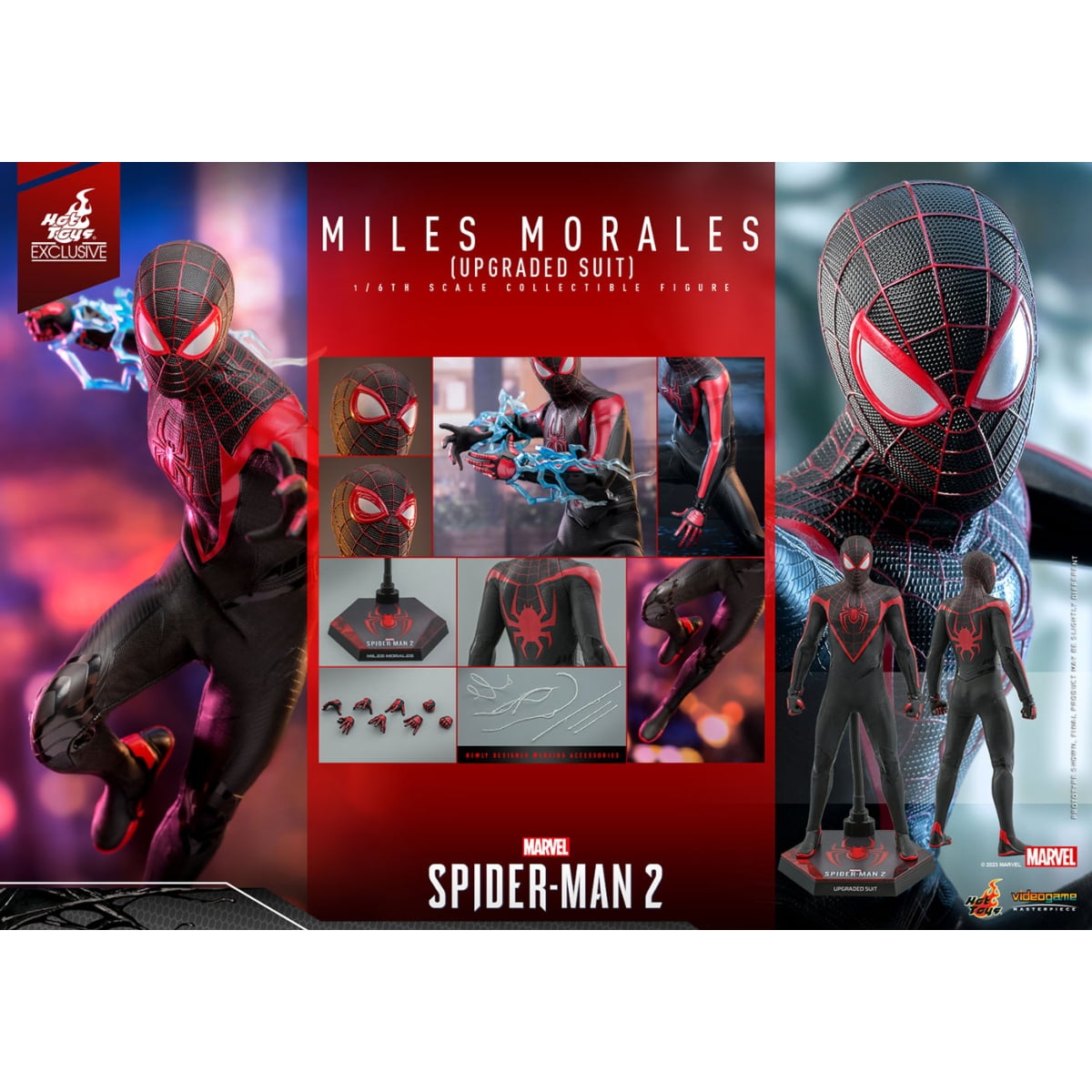 Hot Toys Stretchable Kids Action Figure Sets, Black, 30 cm