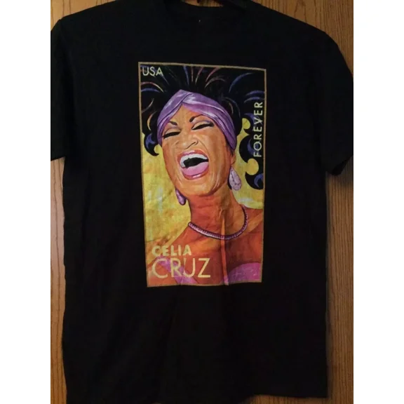 Hot Trend Celia Cruz Black Color 100% Cotton T Shirt Gift For Fan | eBay