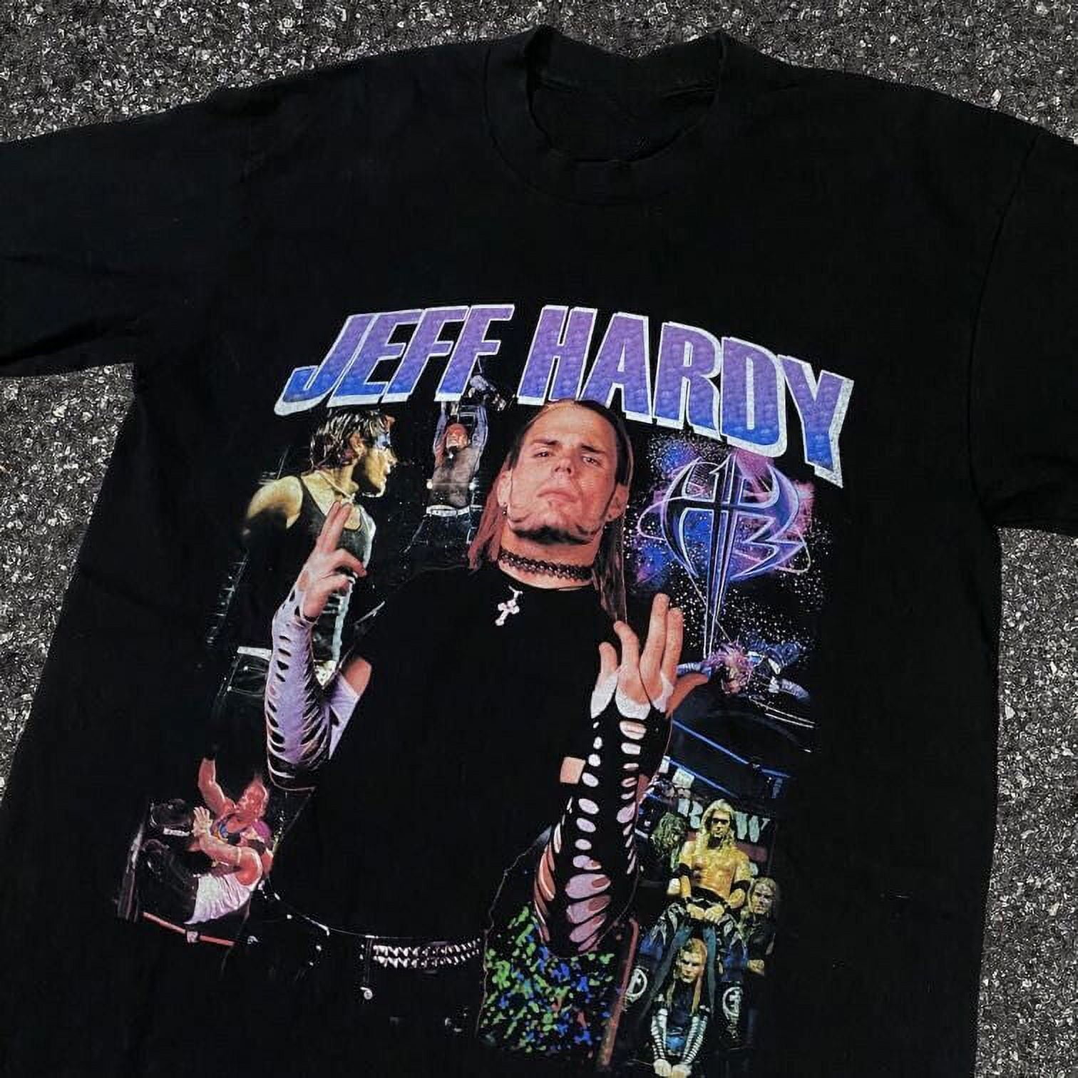 Hot Trend Jeff Hardy Black Cotton Size S-4XL T-Shirt Unisex