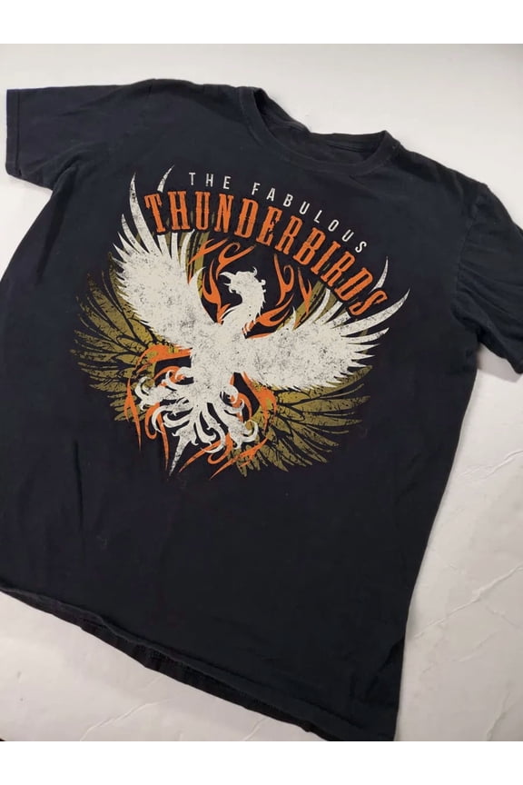 Hot Trend The fabulous Thunderbirds Band White Full Size To 5XL Shirt BL362