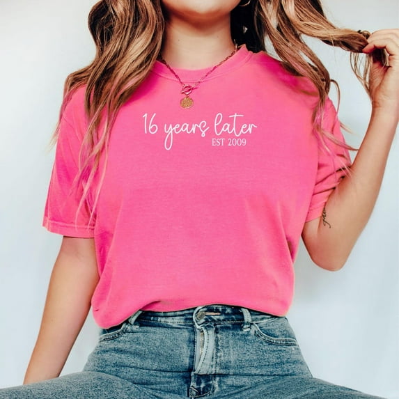 Hot Trending With 16 Years Later 16Th Birthday Gift Girl Birthday Sweet 16 Gifts For From Aunt Sweet 16 Shirt For Sweet 16 Tshirt Sweet Sixteen Design Preview Only