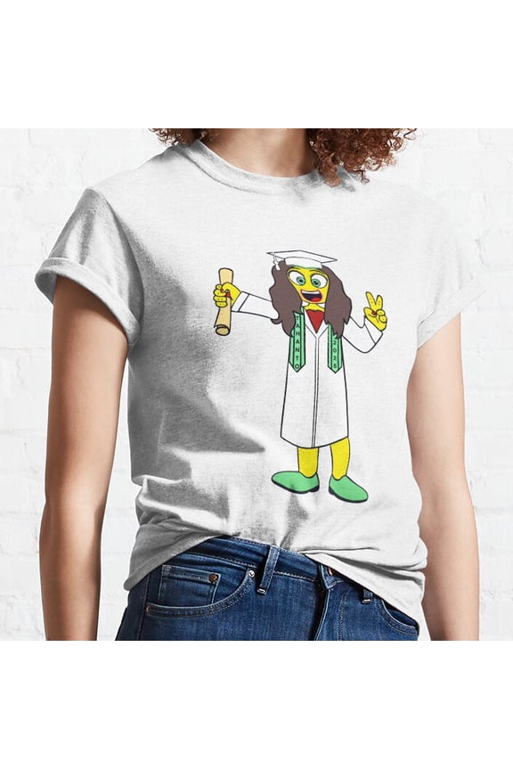 Hot Trending 2025 Senior Tahanto Regional Middle/High School - HighGraduation Smiley Yellow Girl Classic T-Shirt Vintage Birthday Gifts