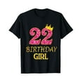 thumbnail image 1 of Hot Trending 22nd Birthday Girl Princess Shirt 22 Years Old 22nd Gift T-Shirt Vintage Tee -Birthday Gifts, 1 of 3