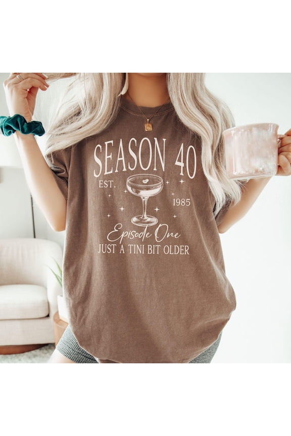Hot Trending With 40Th Birthday Shirt 40Th Birthday Gifts For Women Best Friend Tini Bit Older Daughter 40Th Birthday Espresso Martini Shirt Design Preview Only