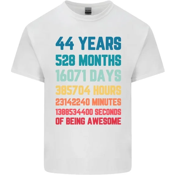 Hot Trending 44th Birthday 44 Year Old T-Shirt Design Preview Only