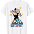 thumbnail image 1 of Hot Trending 4Th Of July "Popeye And Olive Oyl Patriotic" His And Hers T-Shirt S-5Xl Birthday Gifts; For Men & Women, 1 of 4