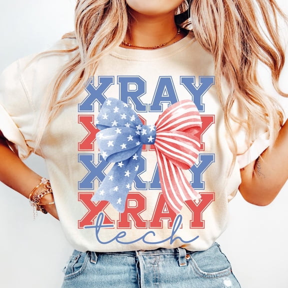 Hot Trending 4Th Of July Xray Tech, Fourth Of July Radiology, July 4Th Rad Tech Usa Patriotic American X-Ray Vintage Birthday Gifts
