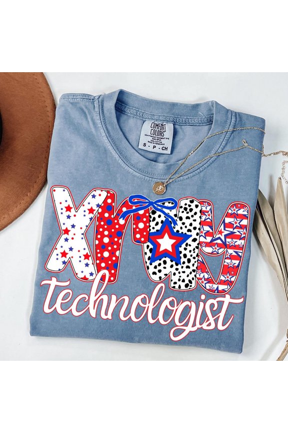 Hot Trending 4Th Of July Xray Tech, Fourth Of July Radiology, July 4Th Rad Tech Usa Patriotic American X-Ray Vintage Birthday Gifts