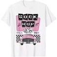 thumbnail image 1 of Hot Trending 50S Sock Hop Dance Retro 1950S Party Doo Wop Rockabilly Pink T-Shirt Birthday Gifts; For Men & Women, 1 of 4
