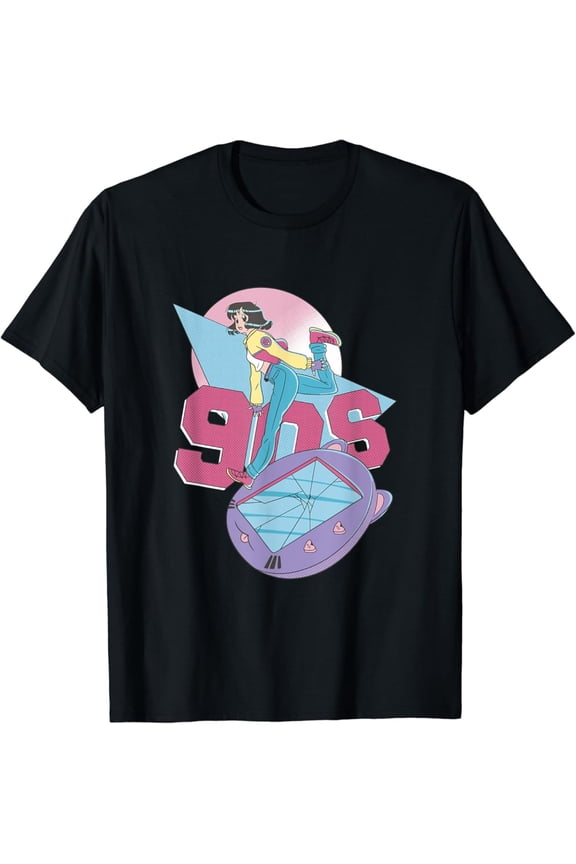 Hot Trending 90s Anime Girl Cool Japanese Nineties Video Game Graphic T-Shirt Vintage Tee -Birthday Gifts