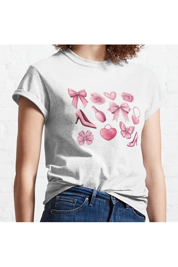 Hot Trending A Few Of My Favorite Things: Girly Pink Edition Classic T-Shirt Vintage Birthday Gifts