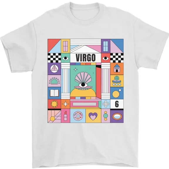 Hot Trending A Vibrant Virgo Zodiac Star Sign T-Shirt Design Preview Only