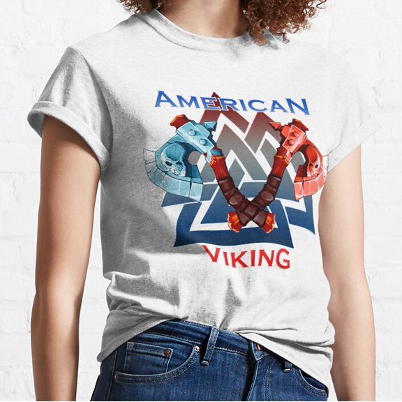 Hot Trending American Viking 01 Classic T-Shirt Vintage Birthday Gifts