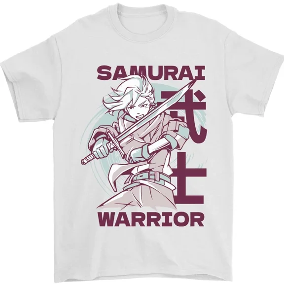 Hot Trending Anime Samurai Warrior T-Shirt Design Preview Only