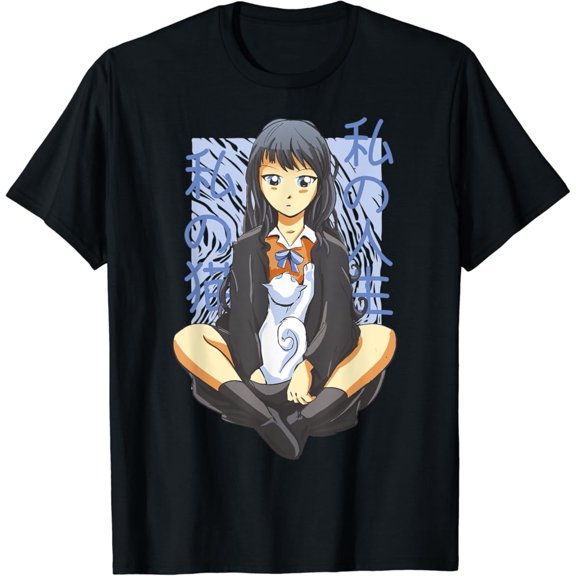 Hot Trending Anime and Cats Lover for Teen Manga kawaii Graphic Otaku T-Shirt Vintage Tee -Birthday Gifts