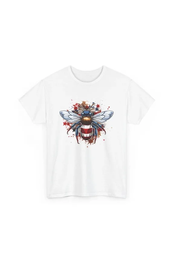 Hot Trending Bee T-Shirt | Save the Bees Shirt | Honeybee Tee | American Flag Bee Shirt Design Preview Only