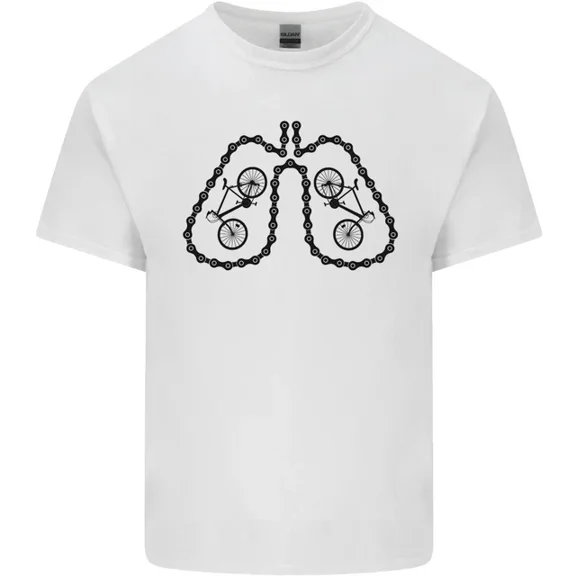 Hot Trending Bicycle Lungs Funny Cycling Bike Cyclist T-Shirt Design Preview Only