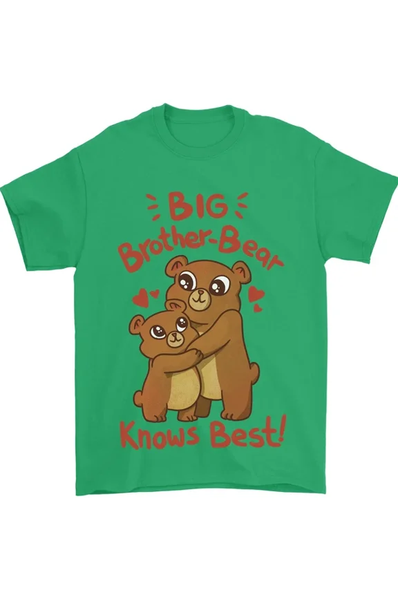 Hot Trending Big Brother Bear Knows Best Funny T-Shirt Design Preview Only