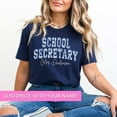 thumbnail image 1 of Hot Trending With Blue Toile School Secretary Shirt Spring Office Squad Front Office Shirt School Office Staff Shirt Attendance Shirt Secretary Gifts Admin Design Preview Only, 1 of 3
