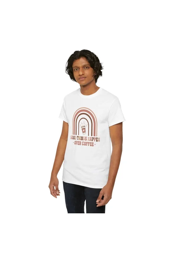 Hot Trending But First Coffee T-Shirt | Funny Barista Java Latte Espresso Graphic Tee Design Preview Only