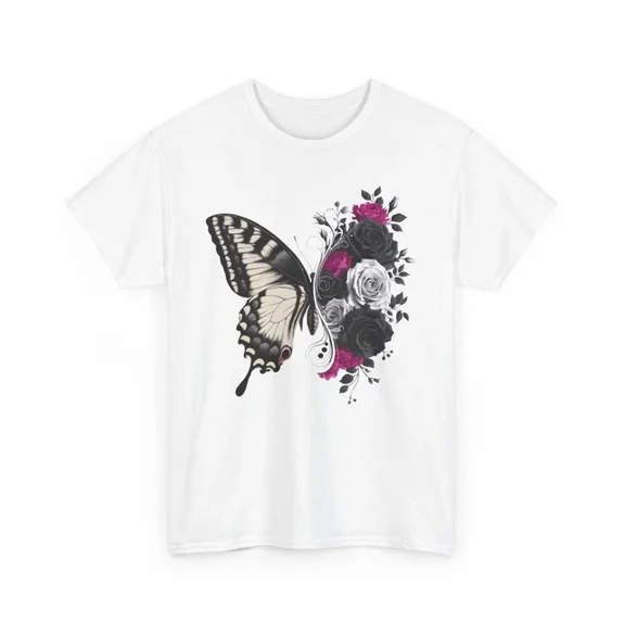 Hot Trending Butterfly Graphic T-Shirt | Stylish Trendy Casual Cool Print for Men & Women Design Preview Only