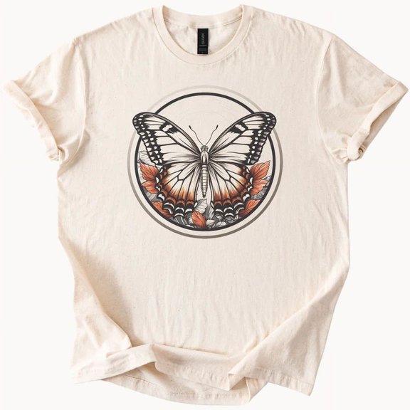 Hot Trending Butterfly TShirt Insect Graphic Nature Tee Unique Top Design Preview Only