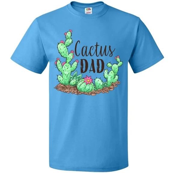 Hot Trending Cactus Dad Cacti And Succulents T-Shirt Father Plants Raise Grow Care Birthday Gifts; For Men & Women