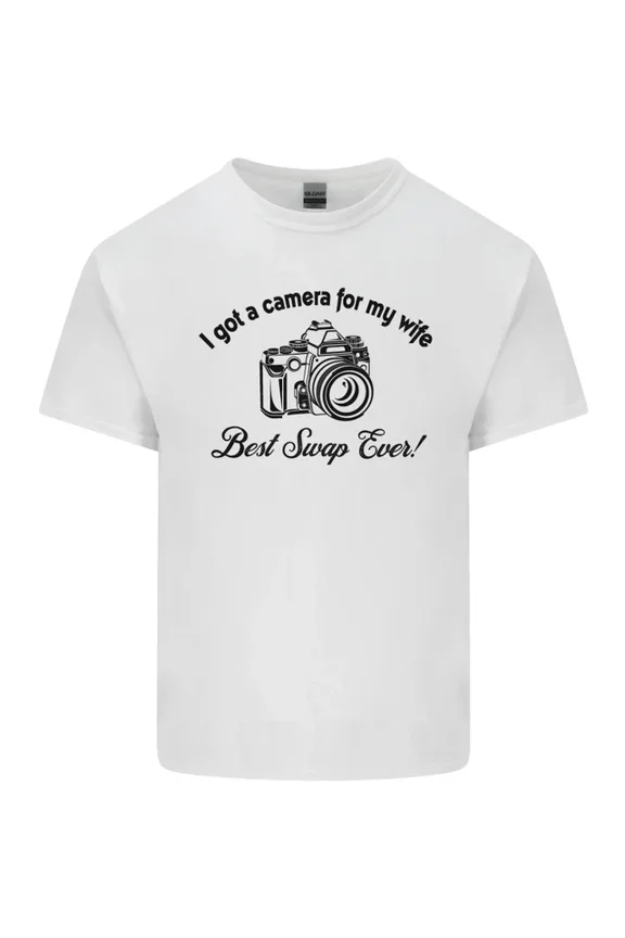 Hot Trending Camera for My Wife Photographer Photography T-Shirt Design Preview Only